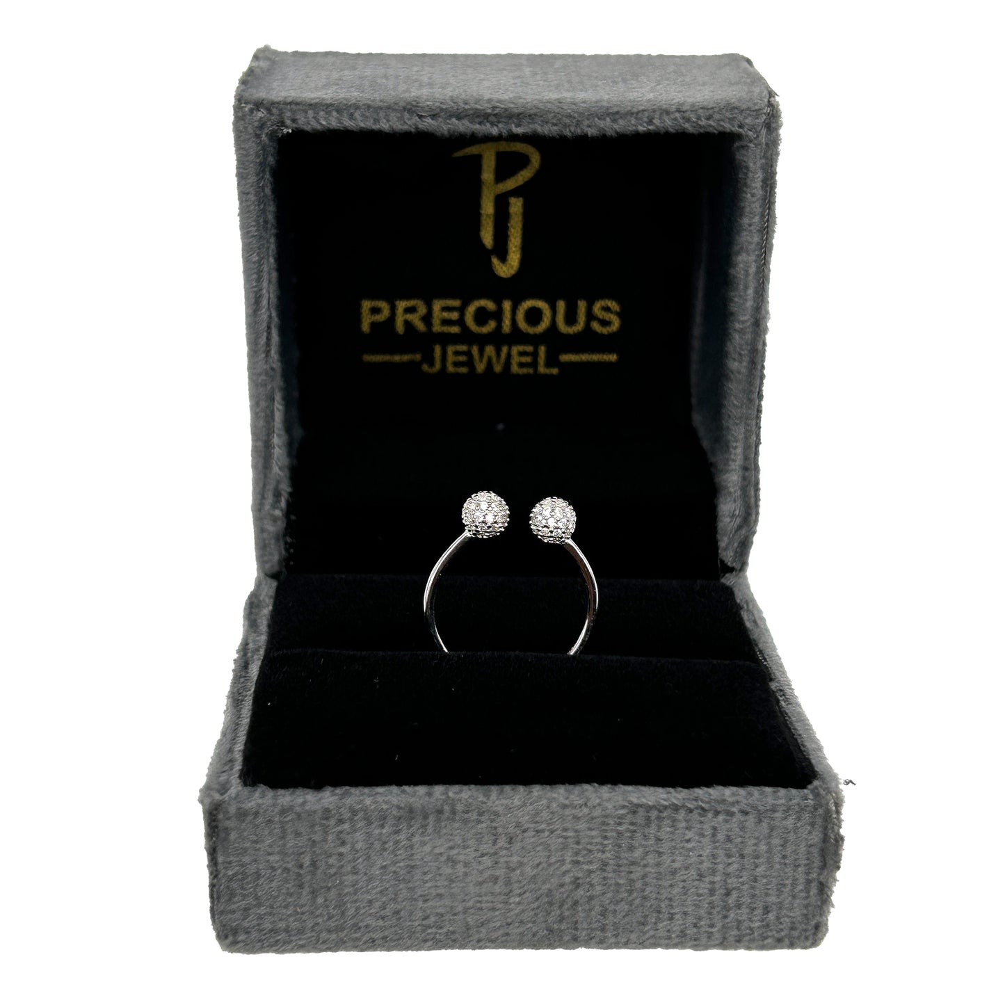 Stardust Sphere 925 Sterling Silver Ring