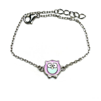 The Wise Owl 925 Sterling Silver Kids Bracelet