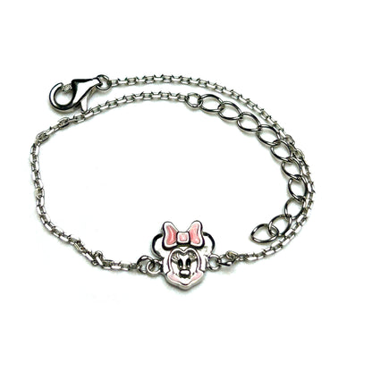 Minnie Mouse 925 Sterling Silver Kids Bracelet