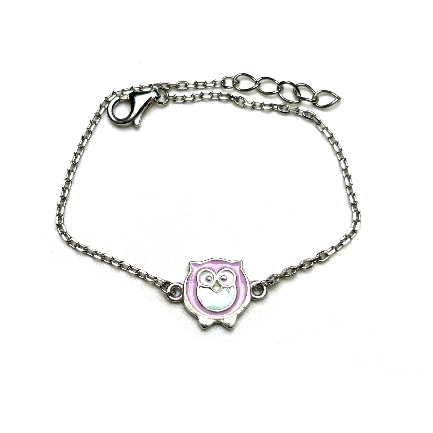 The Wise Owl 925 Sterling Silver Kids Bracelet