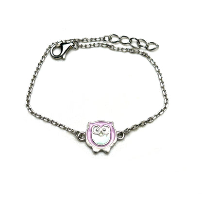 The Wise Owl 925 Sterling Silver Kids Bracelet