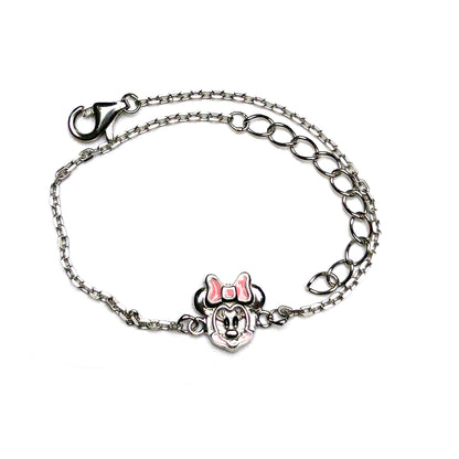 Minnie Mouse 925 Sterling Silver Kids Bracelet