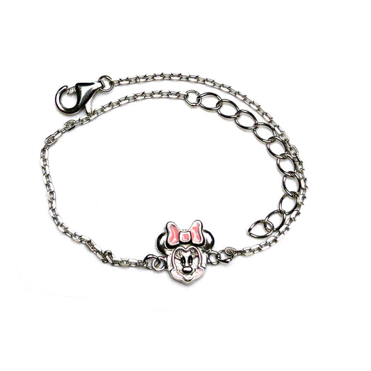 Minnie Mouse 925 Sterling Silver Kids Bracelet