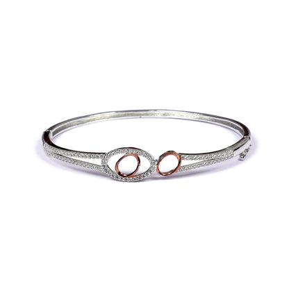 Oval Tri Colour Italian Kada Bracelet