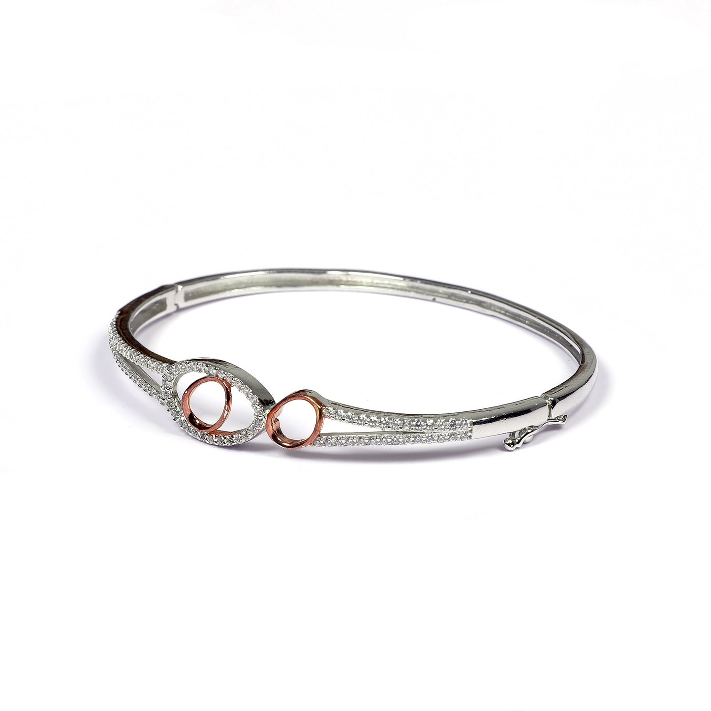 Oval Tri Colour Italian Kada Bracelet