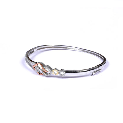 Elegant Tri Colour Italian Kada Bracelet