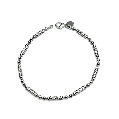 Beads of Beauty Silver Bracelet