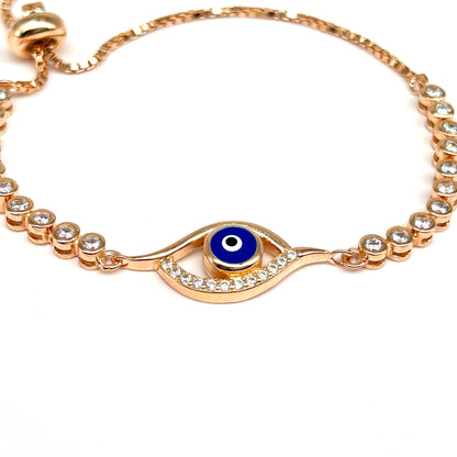 Evil Eye RoseGold Bracelet