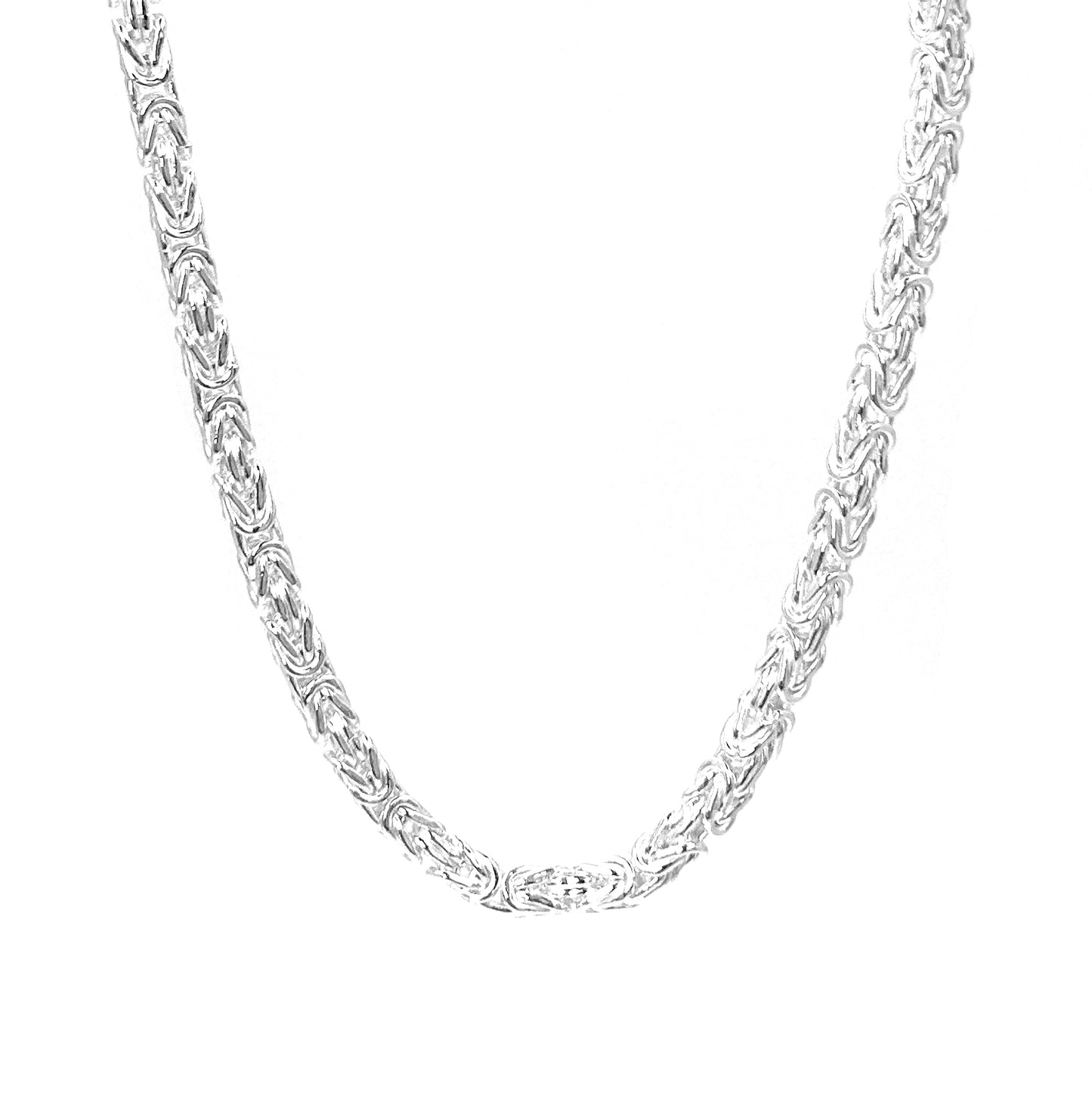 Byzantine Silver Chain for Him