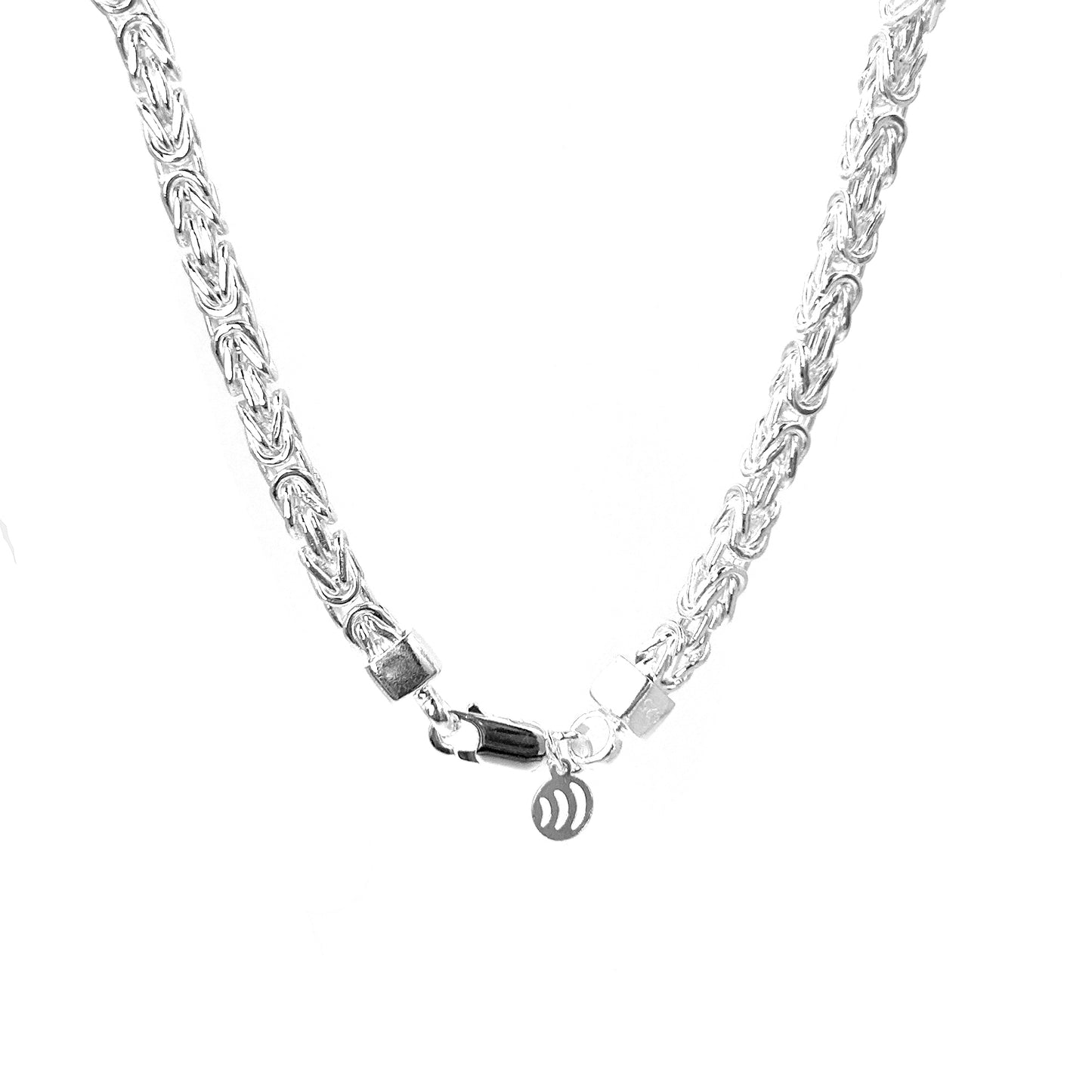 Byzantine Silver Chain for Him