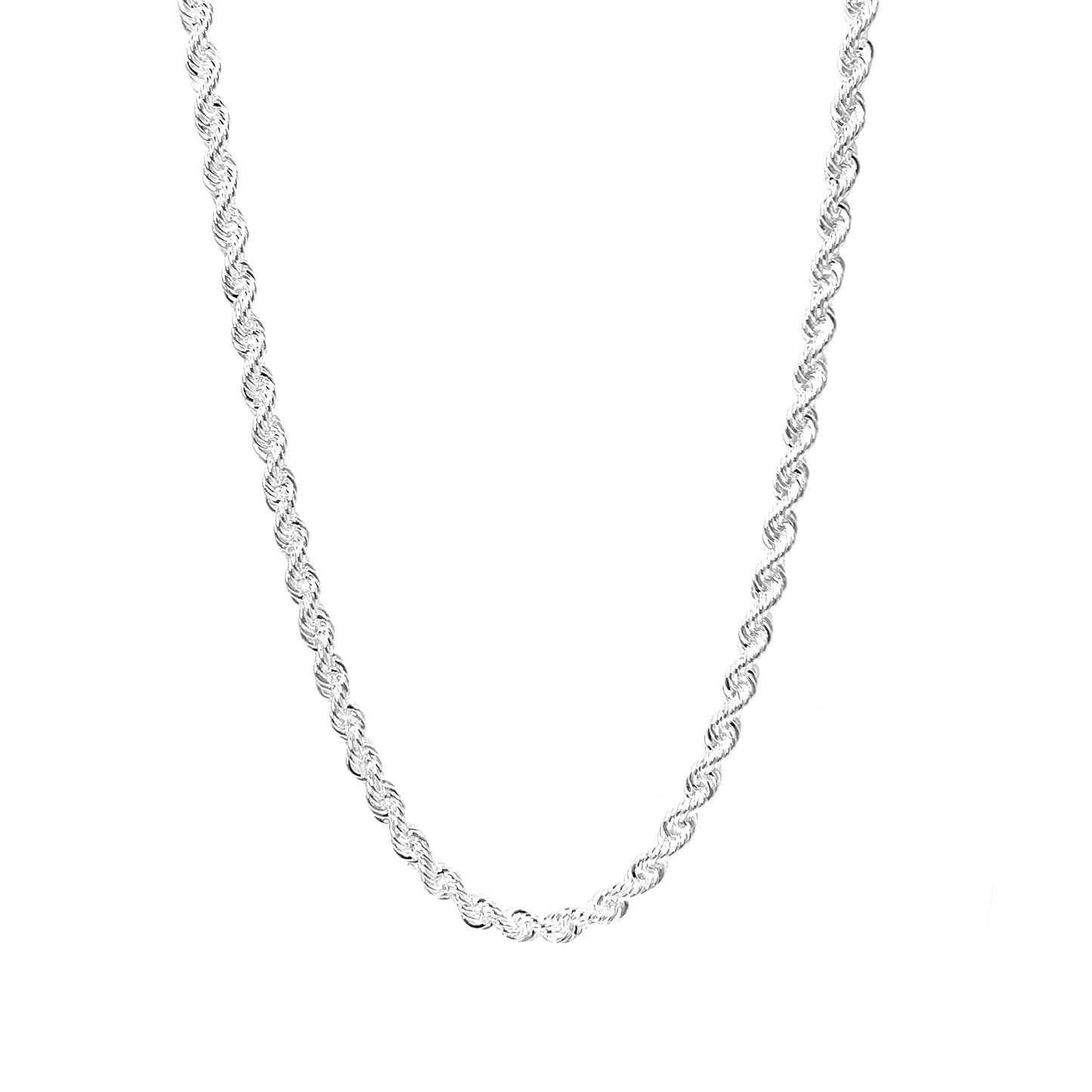 Singapore Twisted Silver Chain for Him