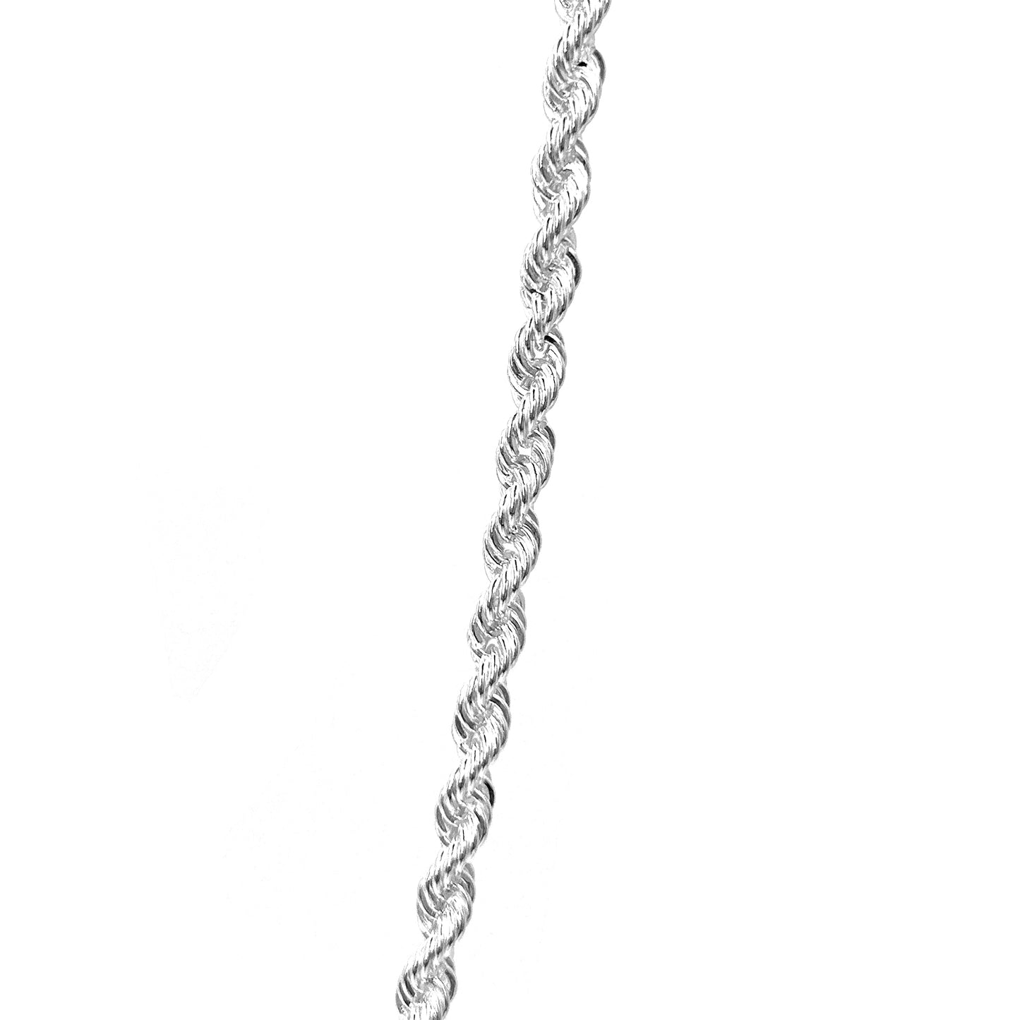 Singapore Twisted Silver Chain for Him