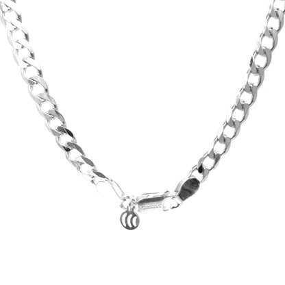 Curb Silver Chain for Him