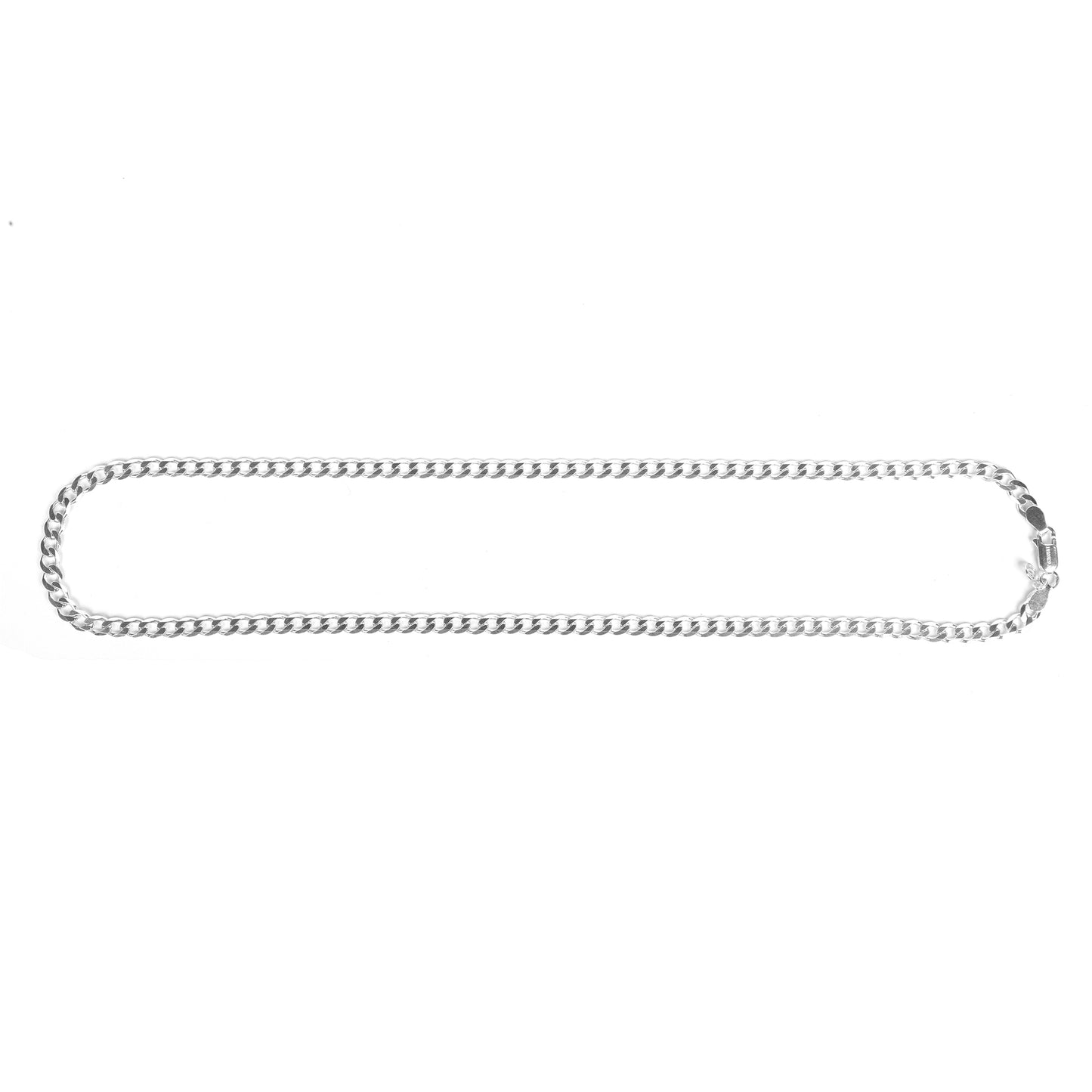 Curb Silver Chain for Him