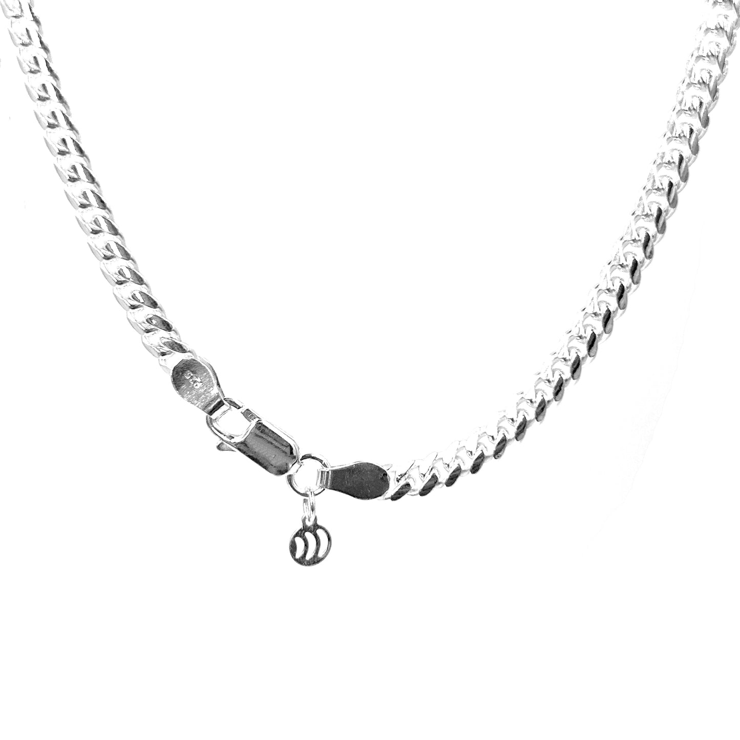 Curb Silver Chain for Him