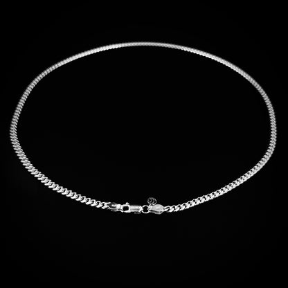 Curb Silver Chain for Him