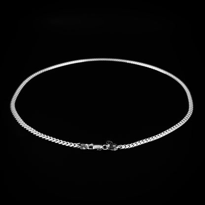 Curb Silver Chain for Him