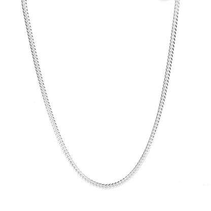 Curb Silver Chain for Him