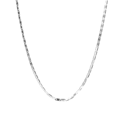 Anchor Flat Rolo Designer Silver Adjustable Chain