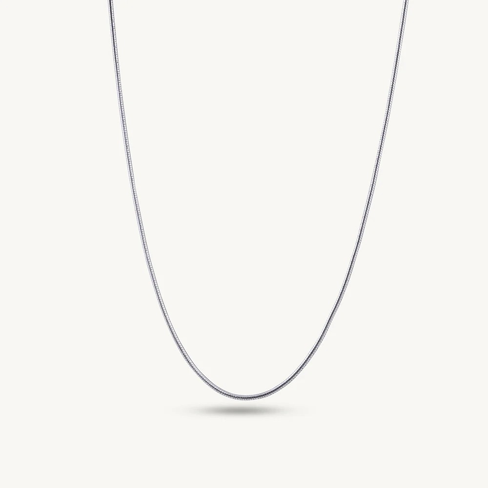 Snake Designer Silver Adjustable Chain