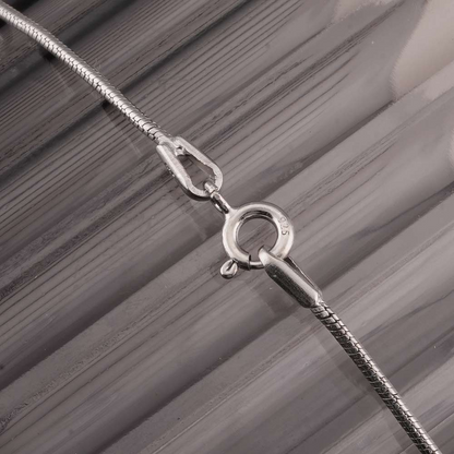 Snake Designer Silver Adjustable Chain
