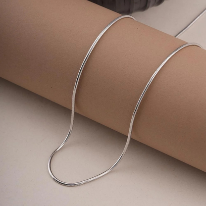 Snake Designer Silver Adjustable Chain