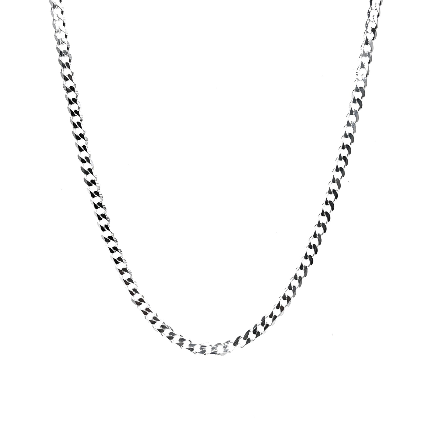 Curb Designer Silver Chain for Him
