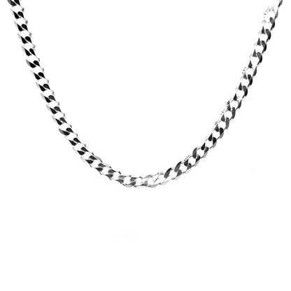 Curb Designer Silver Chain for Him