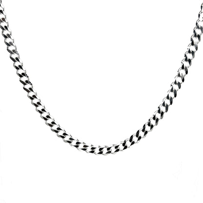 Curb Designer Silver Chain for Him