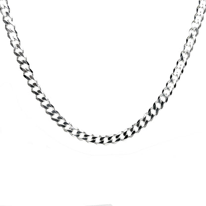Curb Designer Silver Chain for Him