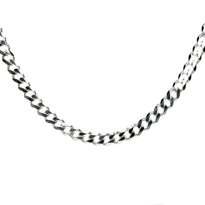 Curb Designer Silver Chain for Him