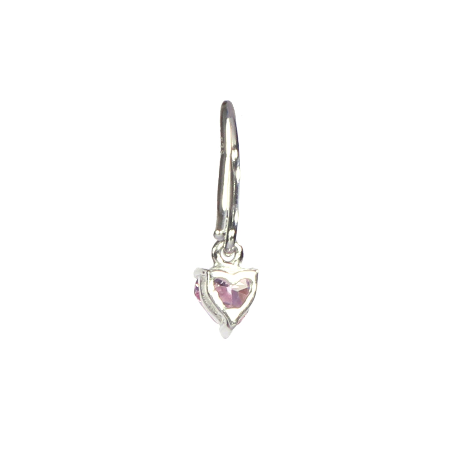 Pink Heart Earring