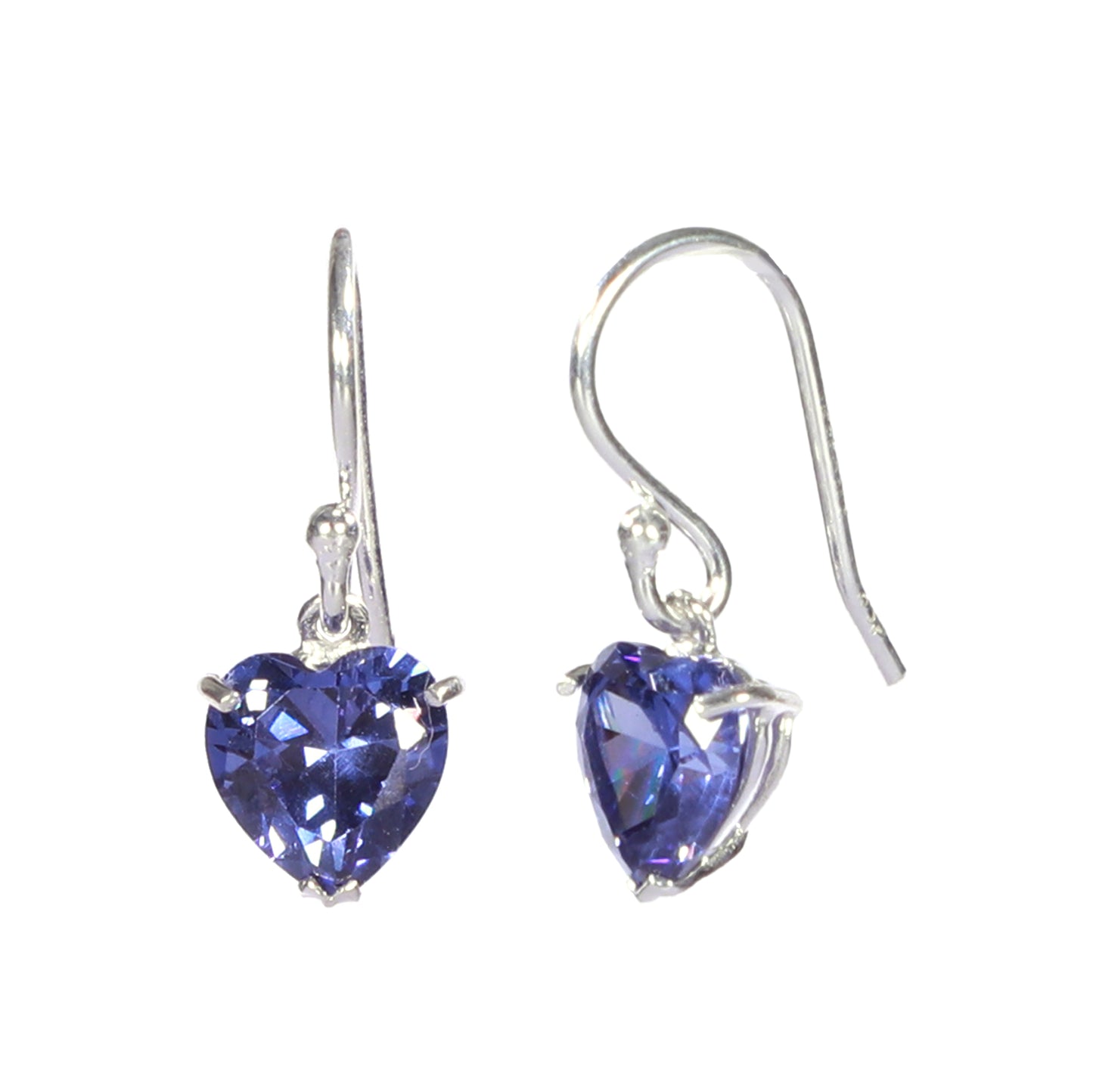 Royal Blue Heart Earring