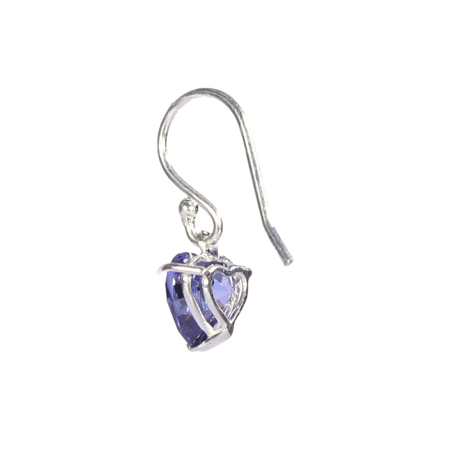 Royal Blue Heart Earring