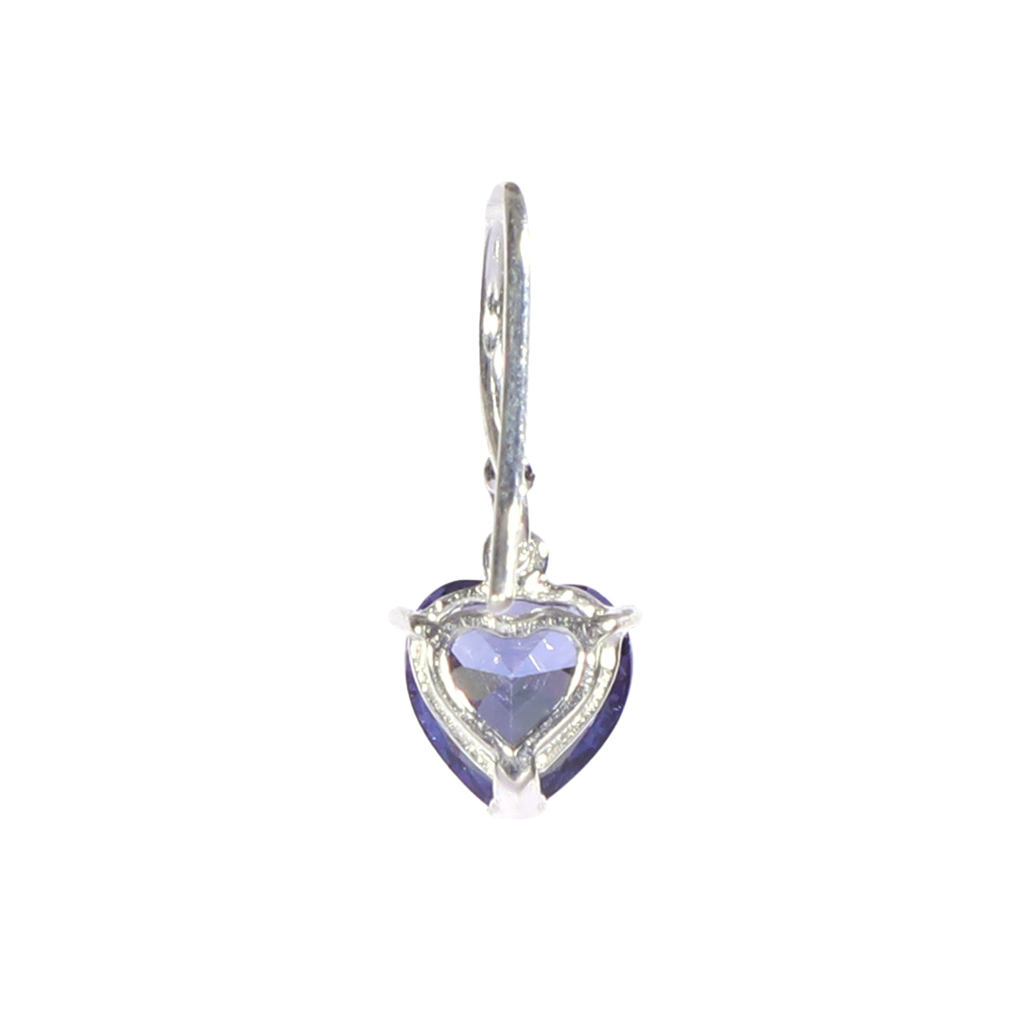 Royal Blue Heart Earring