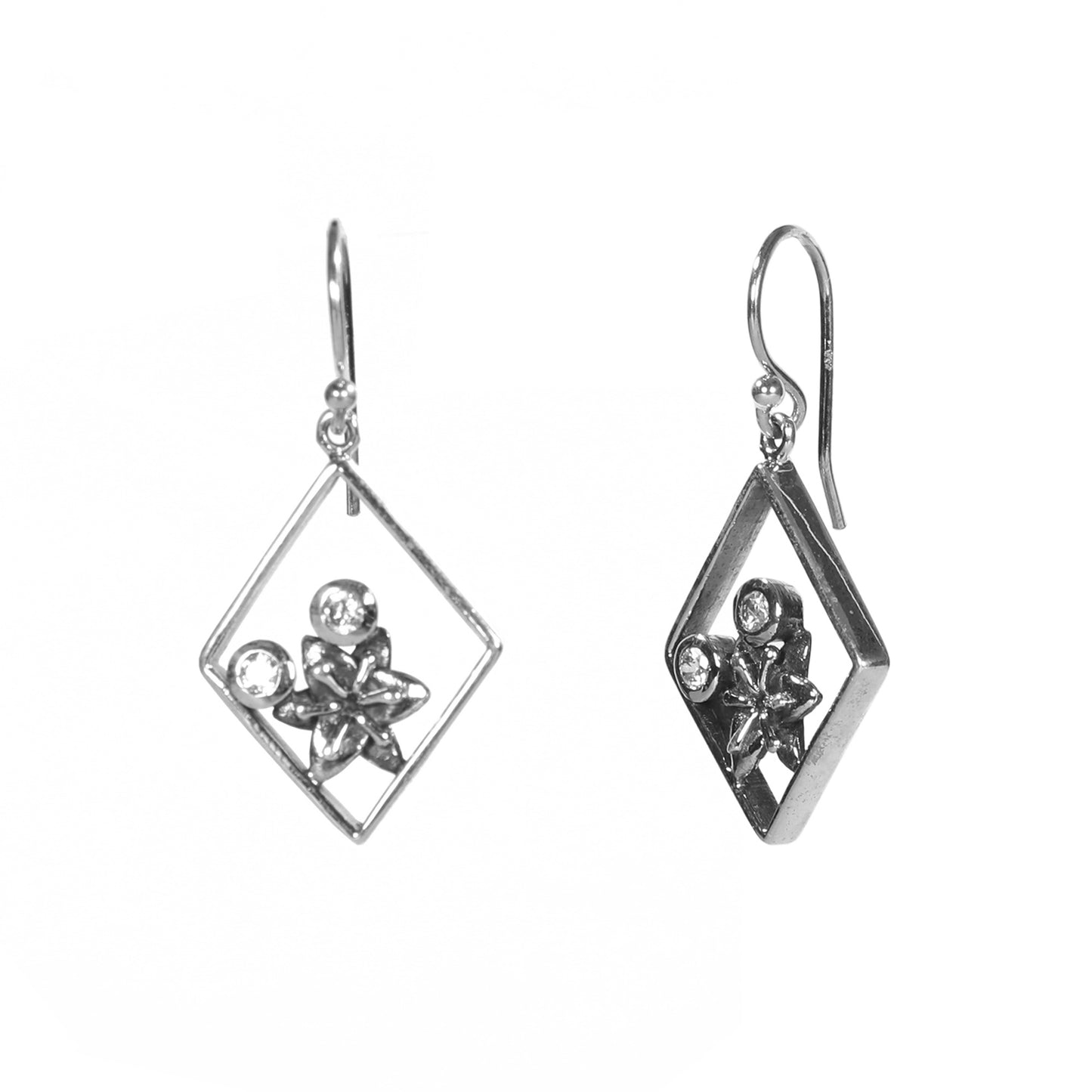 Blossom Flower Square Earring