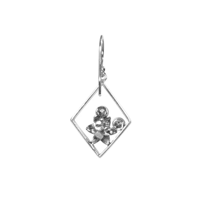 Blossom Flower Square Earring