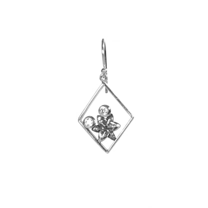 Blossom Flower Square Earring