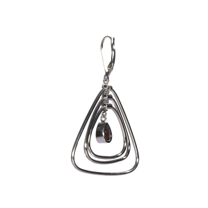 Triple Triangle Earring