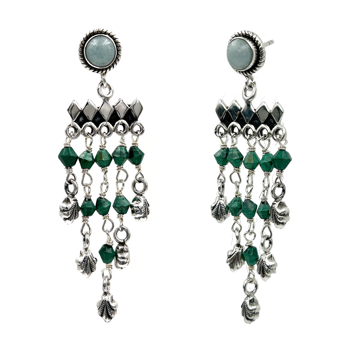 Elegant Stones Hanging Earring