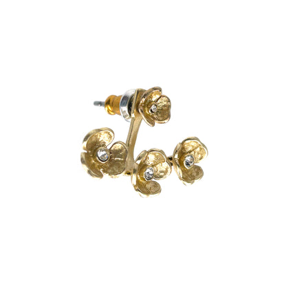 Golden Princess Flower Earring