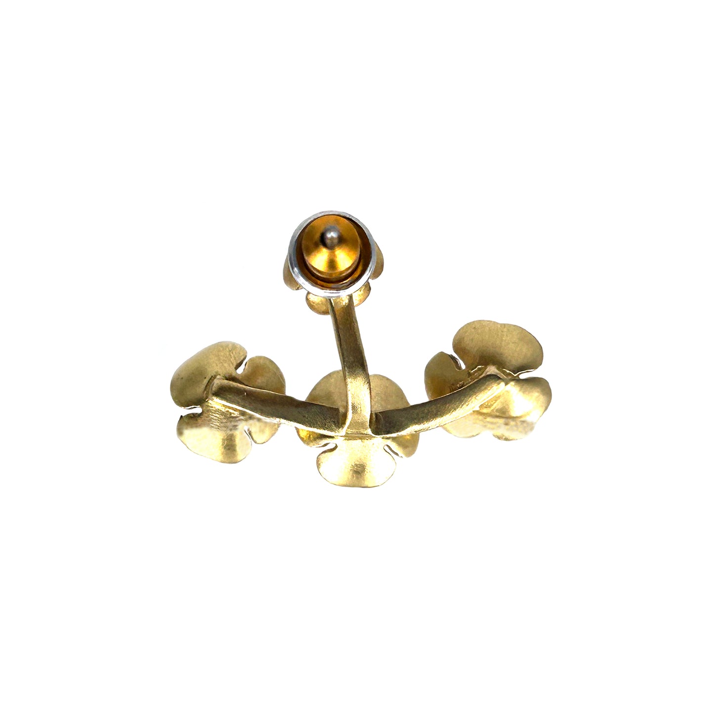 Golden Princess Flower Earring