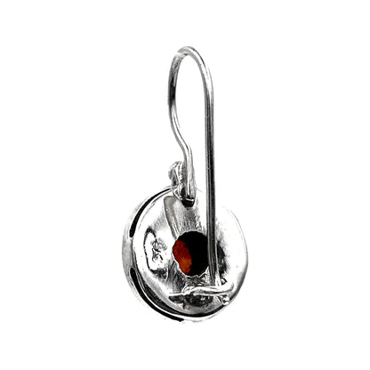 Red Circle Ear Spike Earring