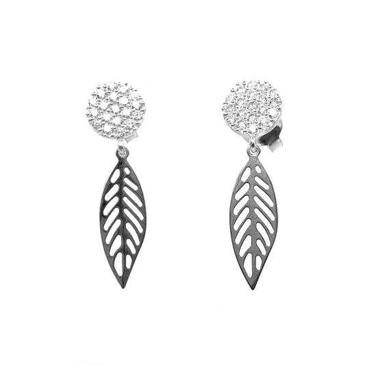 Leaf Drop Dangle Earring