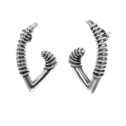 V-Shape Stud Earring