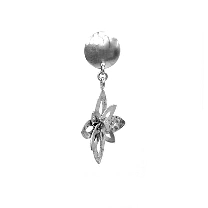 Flower Drop Stud Earring