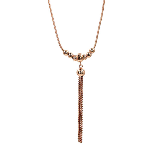 Italian Elegant Rose Gold Necklace