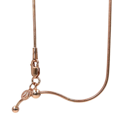 Italian Elegant Rose Gold Necklace