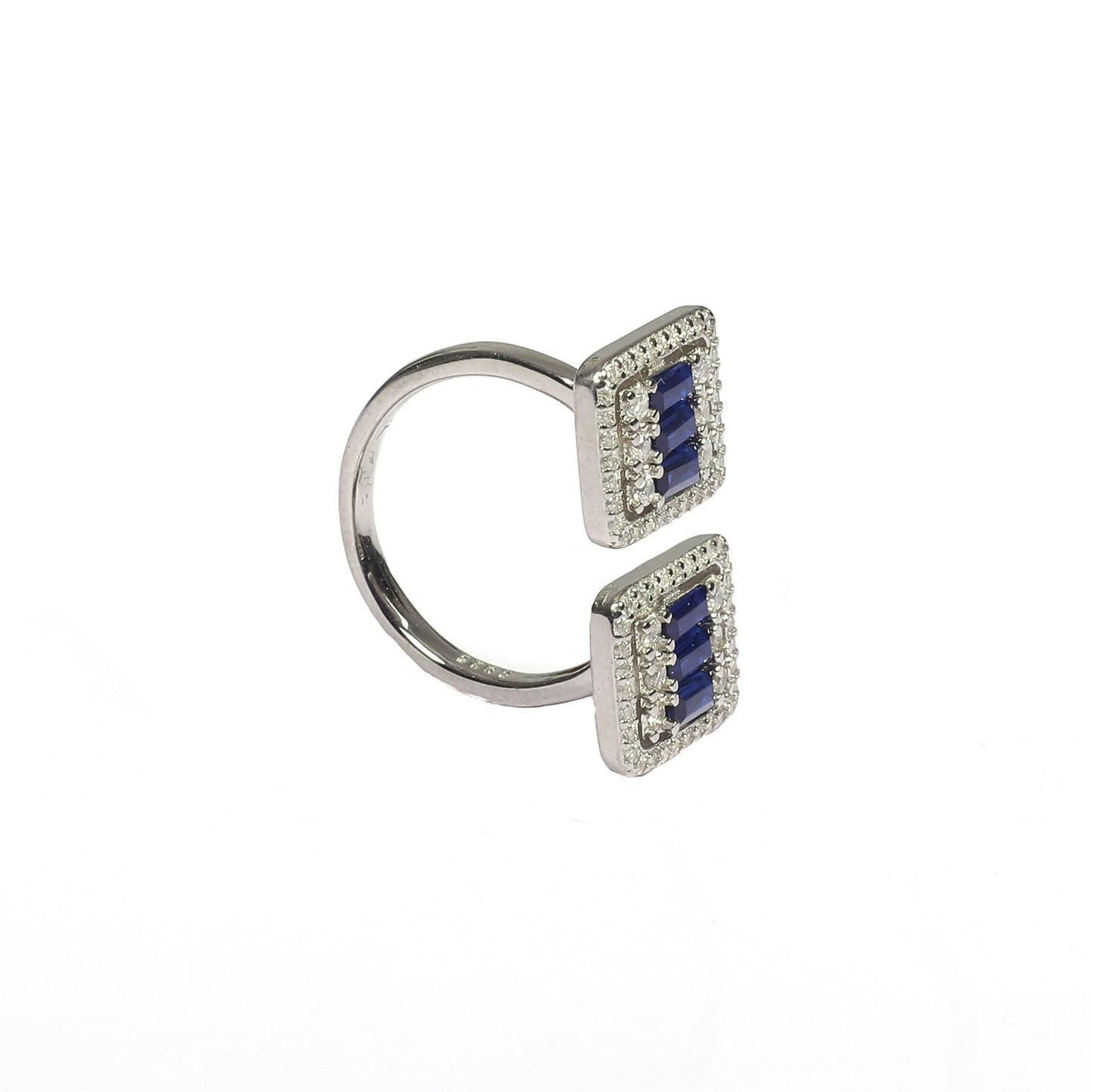 Royal Blue Cubic Ring