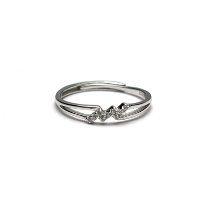 Minimal Modern Silver Ring